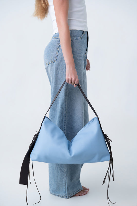 The Lola Slouch – Contrast Blue