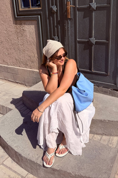The Lola Slouch – Contrast Blue