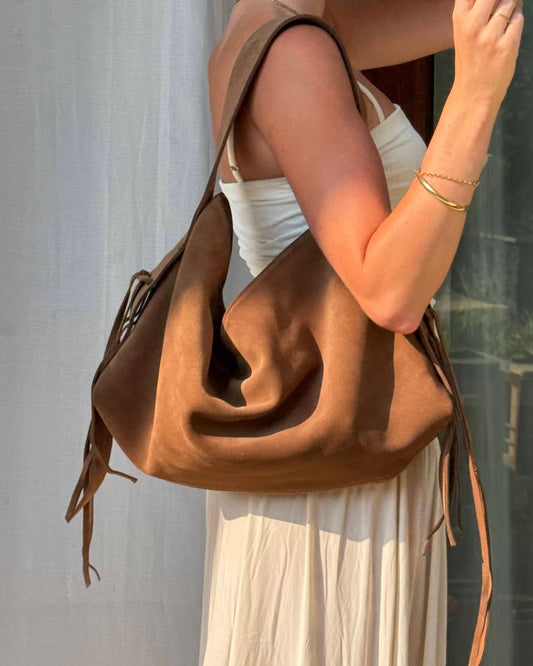 The Lola Suede Slouch