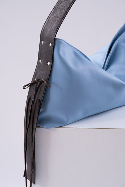 The Lola Slouch – Contrast Blue